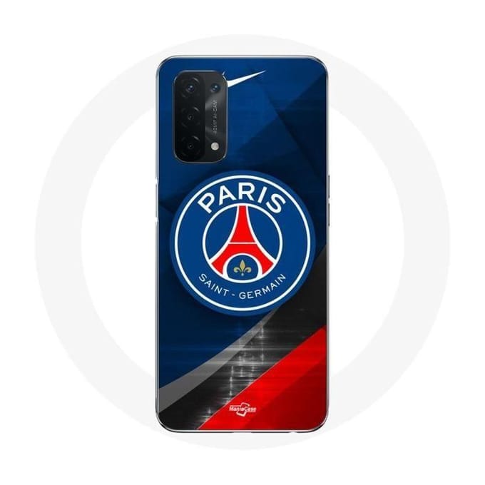 Coque pour Oppo A54 5G - PSG Paris Saint Germain - Logo - Souple - Noir - Protection