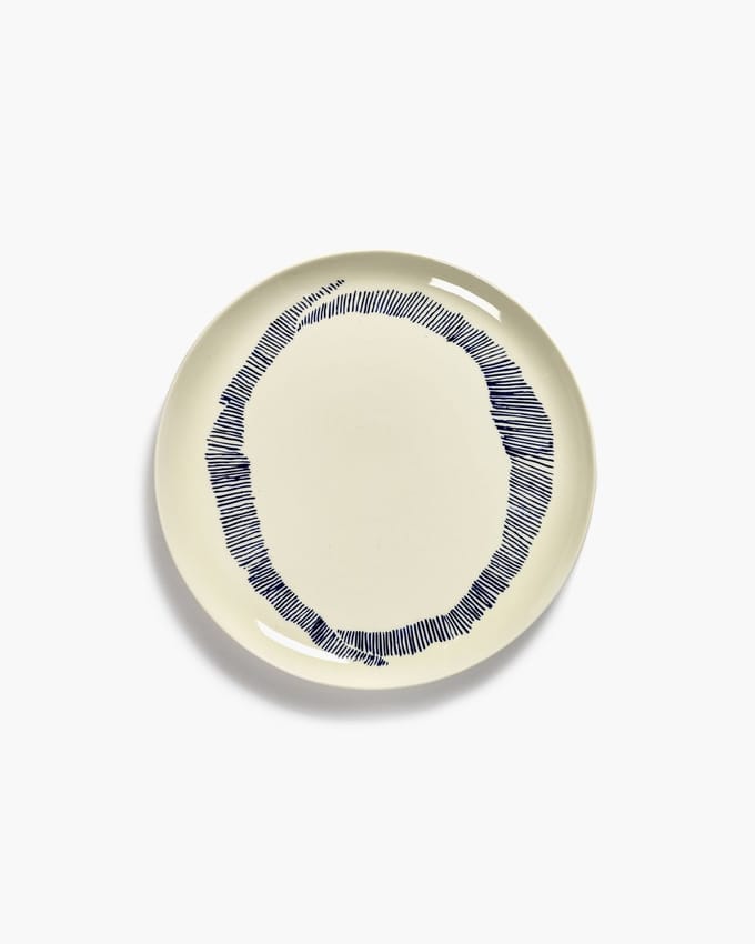 Serax - Ottolenghi Feast - Bord L - Wit/Blauw - 26 Ø - 2 stuks