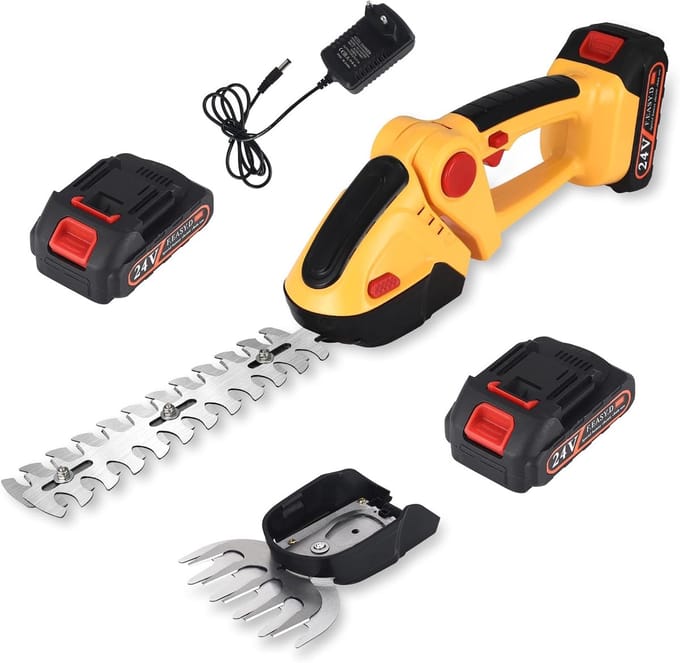 MKSS® Buxusschaar met Accu - Heggenschaar - Mini Kettingzaag
