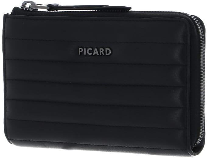 PICARD portemonnee Evolute 1 Zip Around Wallet Black zwart
