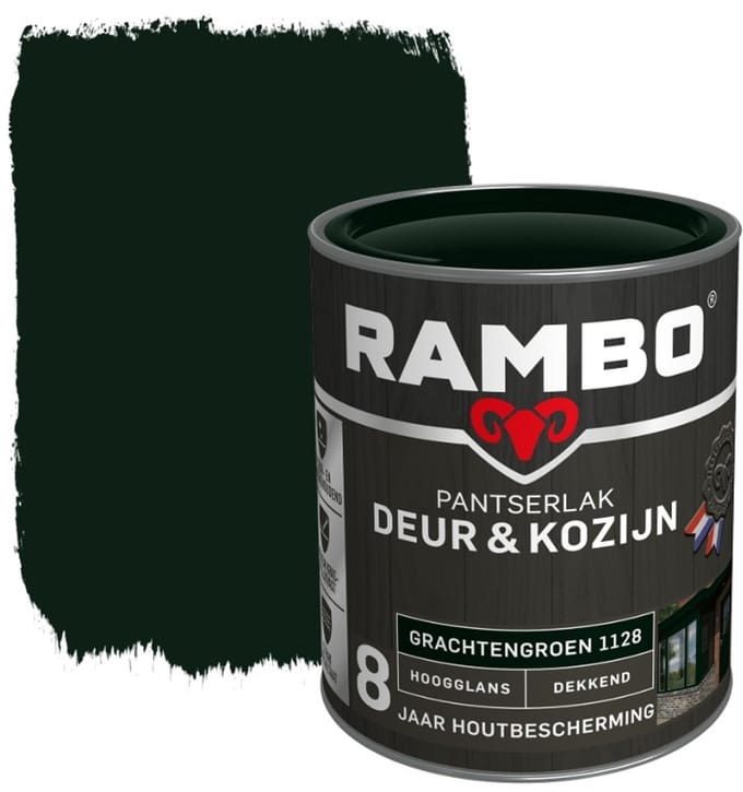 Rambo Pantserlak Deur en Kozijn - 1.5L - Grachtengroen