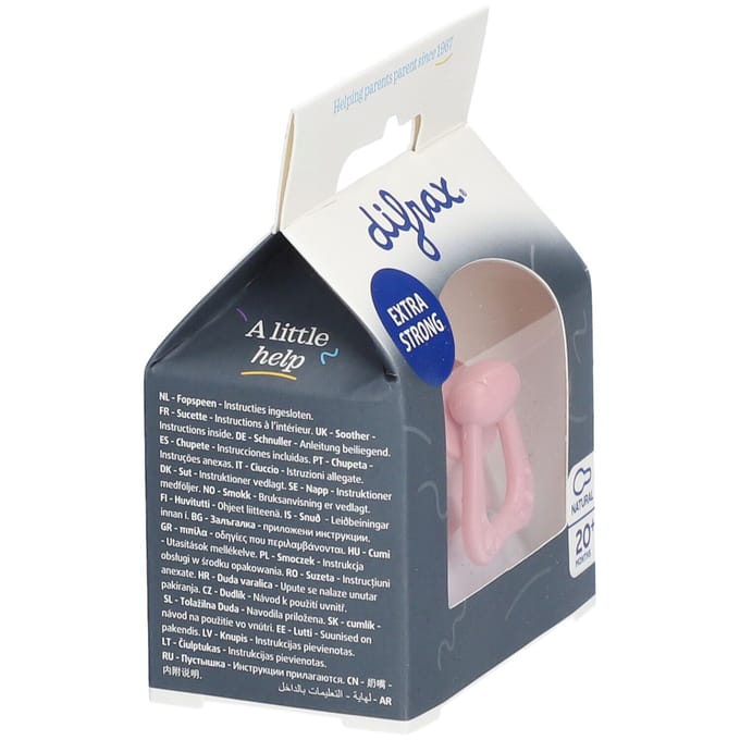 Difrax Fopspeen Natural 20+ M Cotton Candy Assortiment