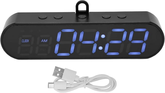 Interval Workout Timer met knop LED voor Home Gyms - Thuis Garages - Scholen - Tuinen - 1000 mAh Grote Batterij