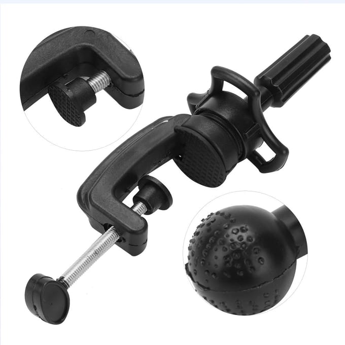 Professionele haarhoofdvormhouder mannequin pruikmodel kapperstrainingstandaard black