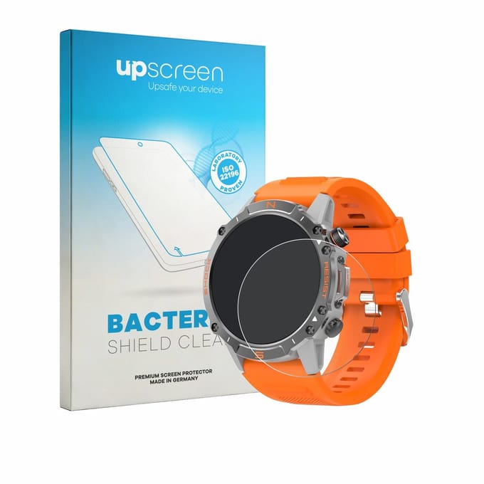 upscreen - Screenprotector voor WalkerFit M6 Ultra 1.43" - Folie Beschermfolie transparant antibacterieel