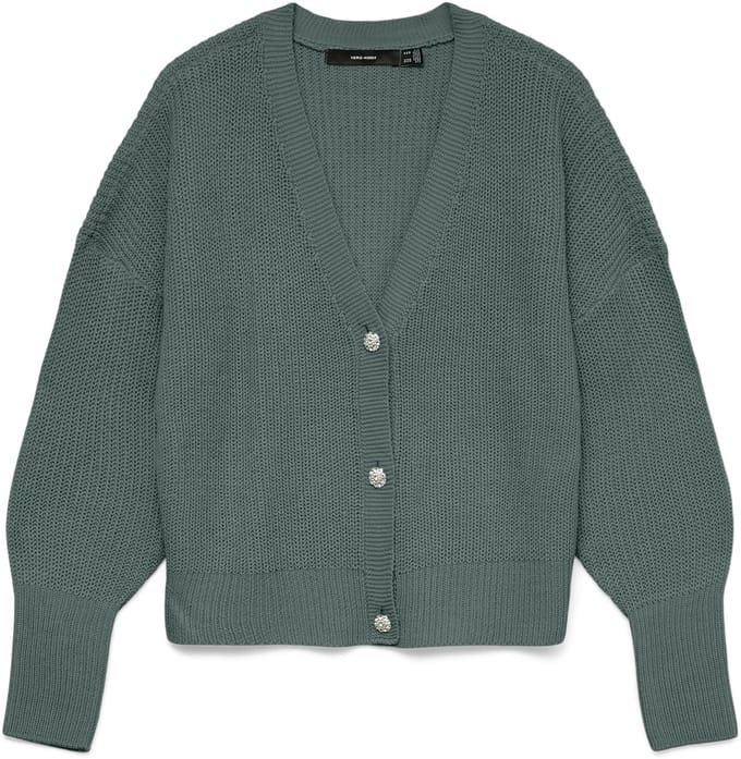 VERO MODA - VMLEALIGHT LS V-NECK JEWEL CARDIGAN NOOS - Dames - Cardigans