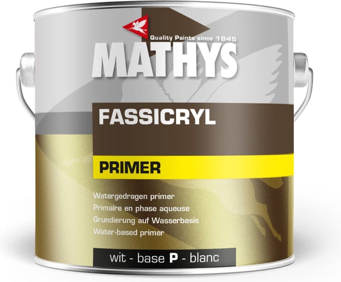 Mathys Fassicryl Primer - 2,5 l - 14 m²/l - Wit