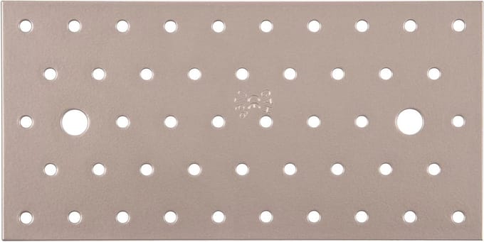 Geperforeerde Plaat - Decoratieve Plaat - Constructie Verfraaien - Weerbestendige Coating - 20 x 10 x 0.2 cm - Parelbeige
