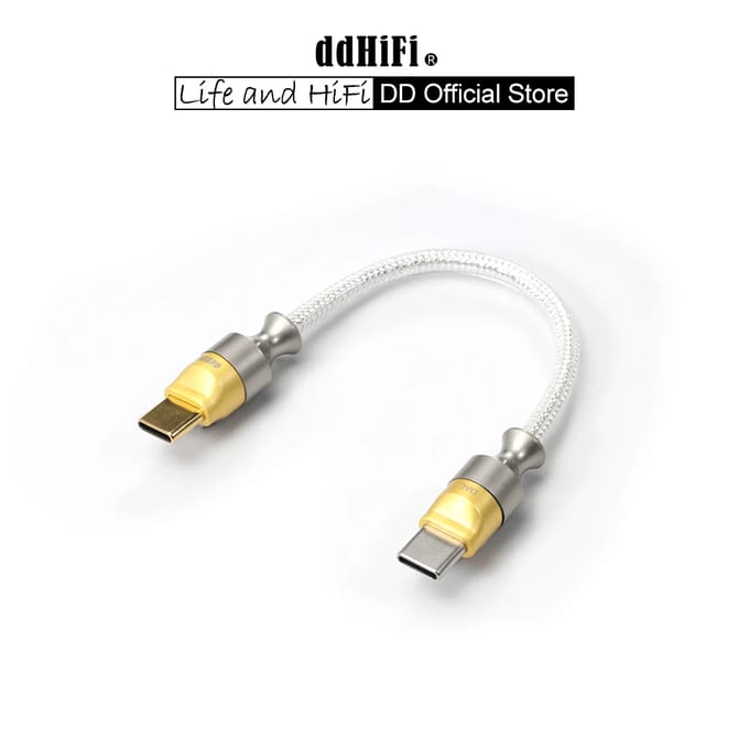 DD ddHiFi TC05 M2 USB-C 2.0 naar USB-C OTG-decoderingsdatakabel, omgekeerd gebruik kan worden gebruikt voor noodopladen, 9/50/100 cm TC05 M2 100cm