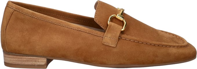 Unisa Belgi dames loafer - Cognac - Maat 40