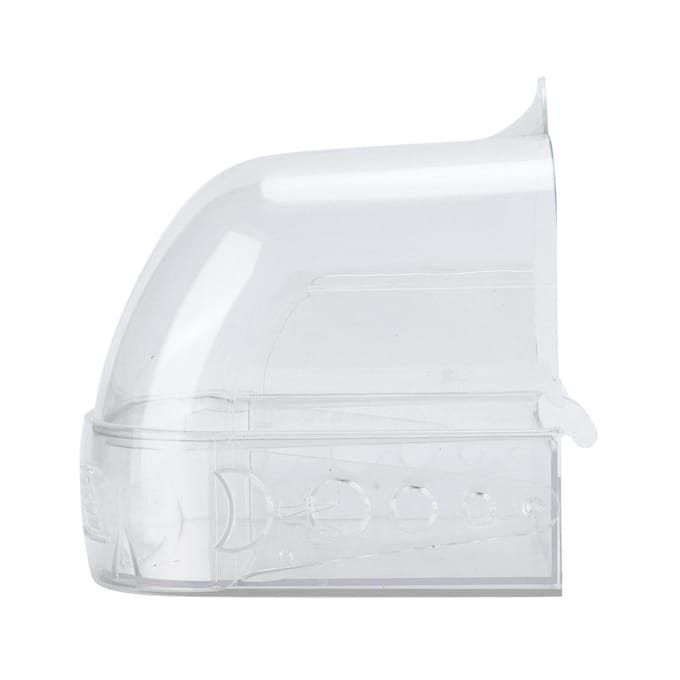 Vogels Badbox Hangend Transparant Vogels Badkuip Douchebox voor Kleine Papegaaien Kanarie white