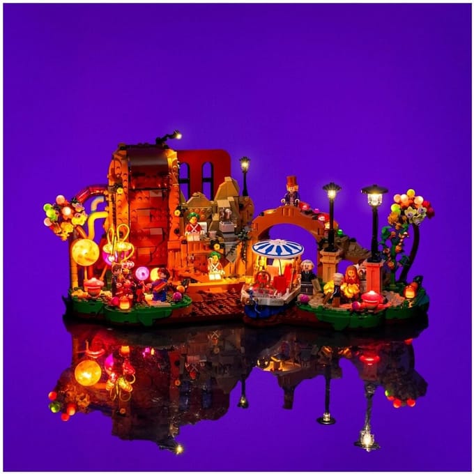 LMB 2.0 - Verlichtingsset geschikt voor LEGO® 21360 Willy Wonka & De Chocoladefabriek.