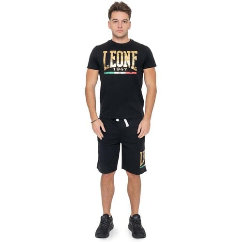 Setjes Leone 1947 Man Set T-Shirt + Bermuda Vintage Logo