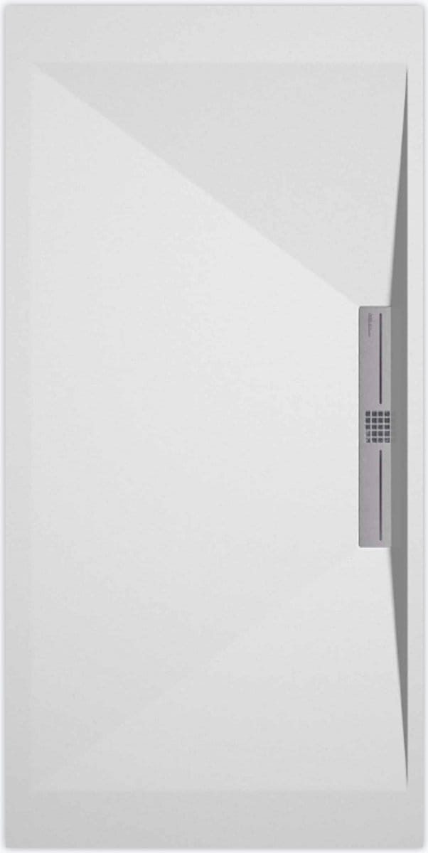 Sanifun douchebak Stone Side White Smooth 1100 x 700 S