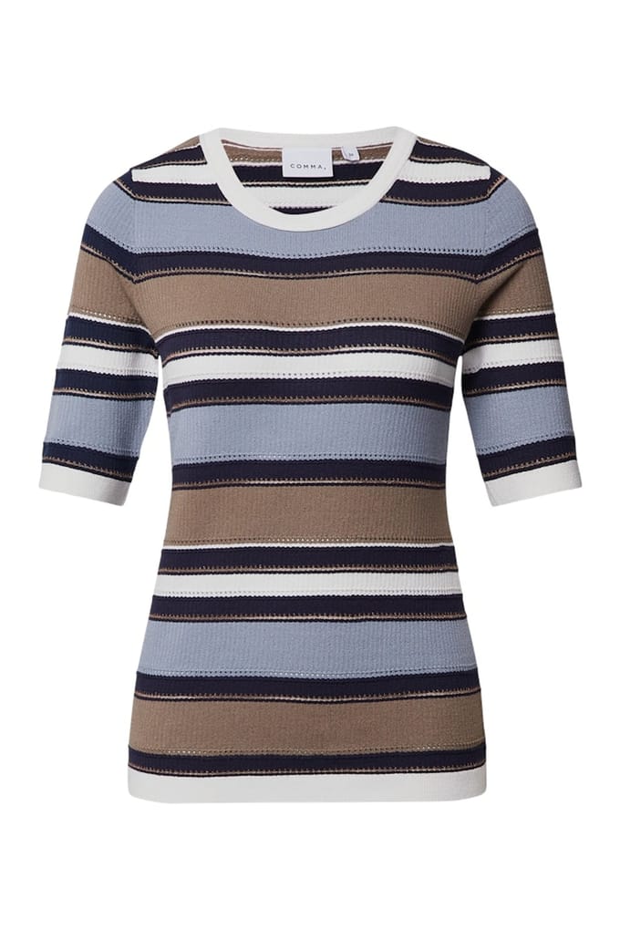 Comma Pullover Grey/black Größe: 38 | Pullover Outlet | Damen | Grau