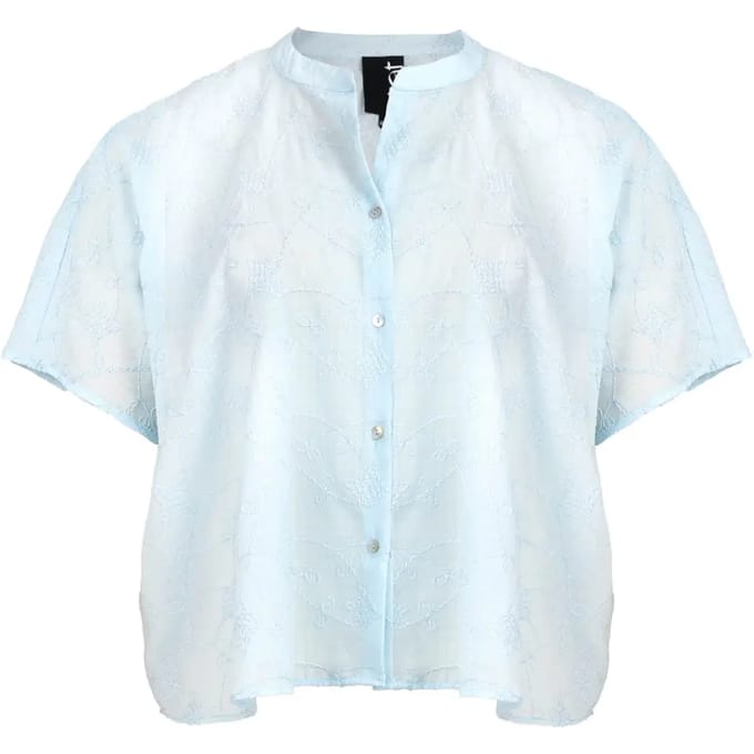 Volledige geborduurde blouse vrouw Mat Fashion