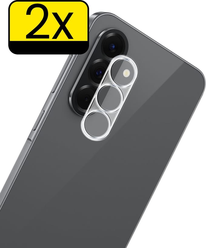 Camera Lens Protector - Geschikt voor Samsung Galaxy A27 - 2 Stuks - Camera Screenprotector - Beschermglas - Gehard Glas - Tempered Glass - Screen Protector