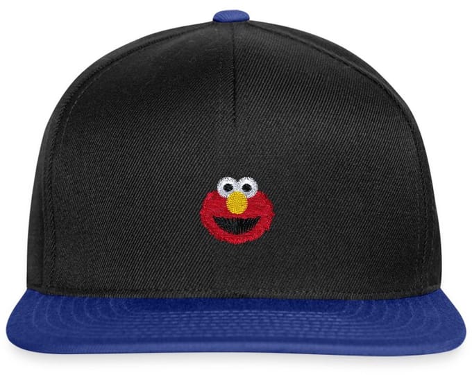Sesamstraat Elmo Borduurwerk Snapback cap