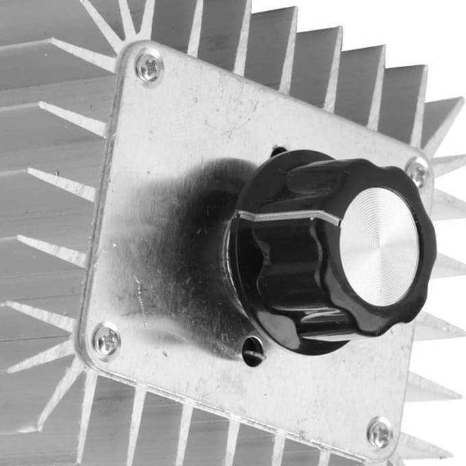 AC 220V 5000W Thyristor Motor Snelheidsregeling Instelbare vermogensregelaar voor temperatuur