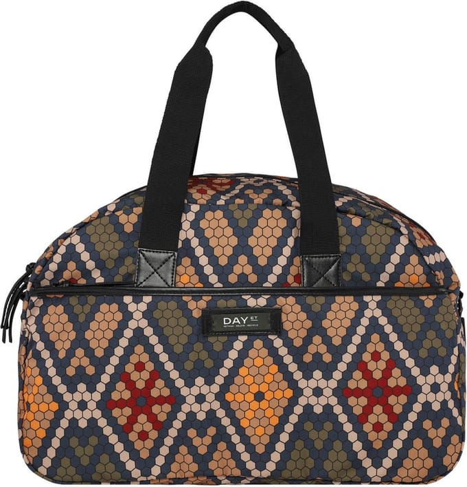 DAY ET Schoudertas Sporttas Gweneth Print Weekend Bag Multi Colour Blauw Veelkleurig