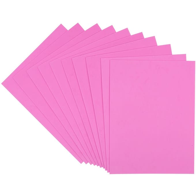 VBS Foam rubber, 2 mm, 10 stuks - Rozig