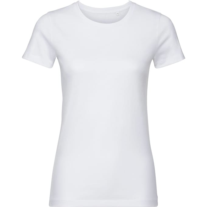 Russell Vrouwen/dames Authentieke Zuivere Organische Tee (Wit)