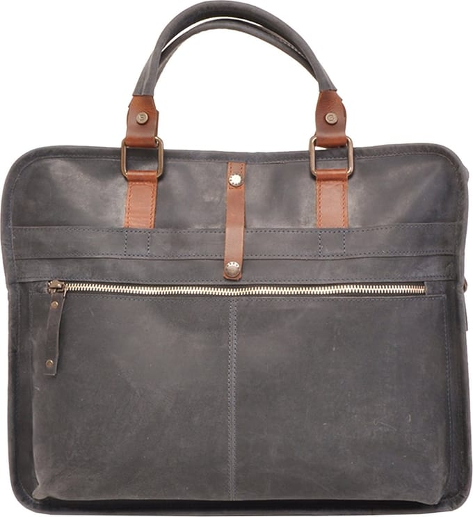 Barbarossa Ruvido Laptop Schoudertas 15.4 Navy