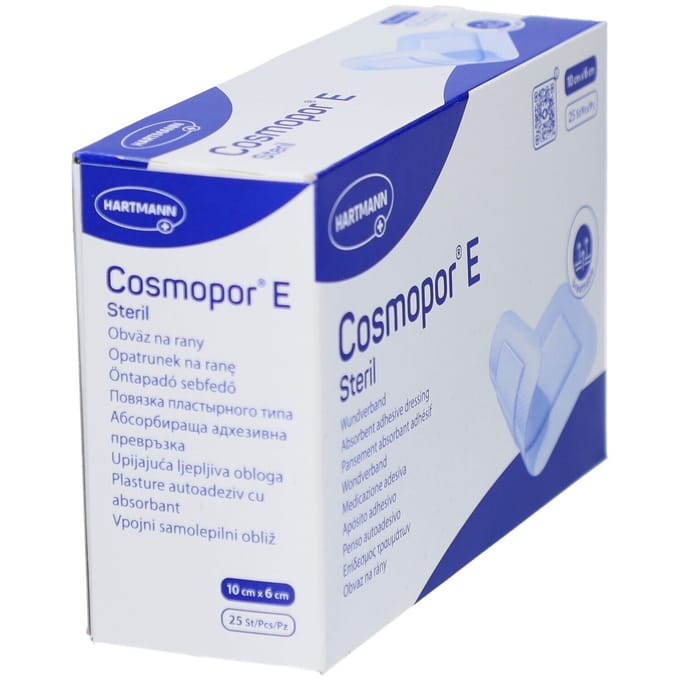 Hartmann Cosmopor E Steriel Verband 10 x 6cm 900871 25 Pleister
