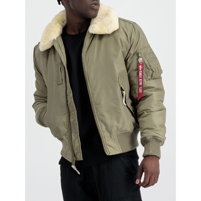 Alpha Industries Heren Injector III Vliegtuigjack in Groen