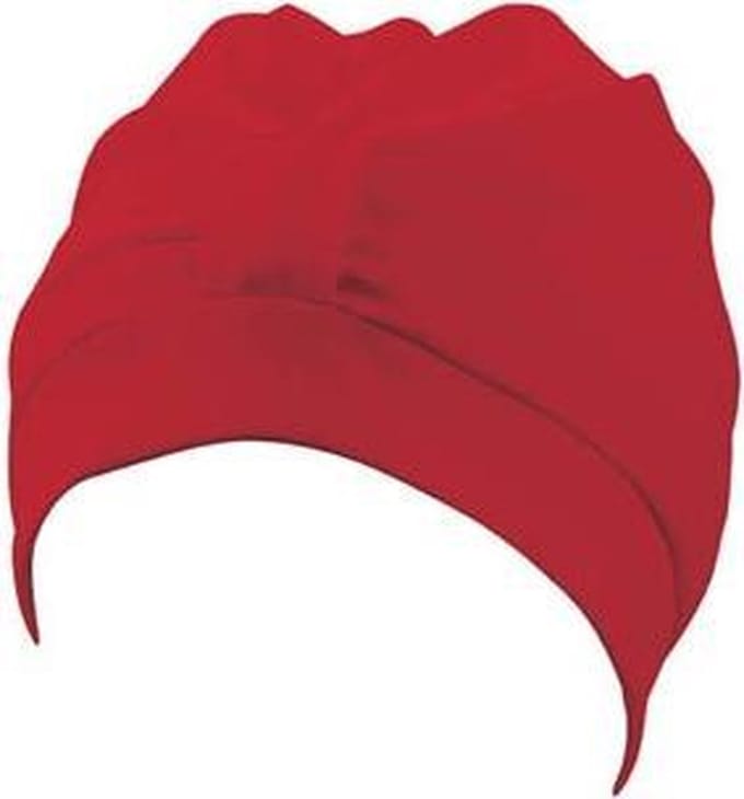 Beco Badmuts Dames Stof Klittenband Sluiting Rood