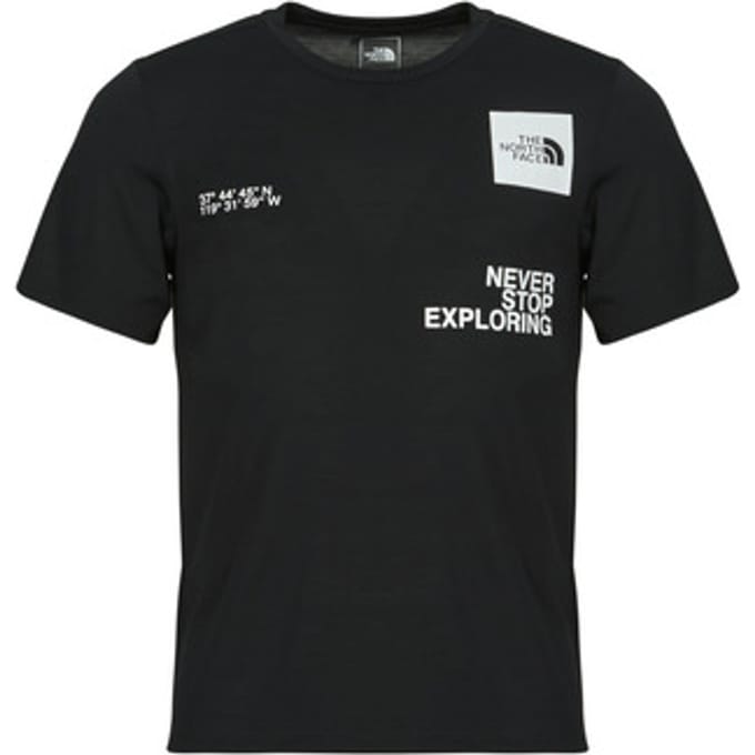 The North Face  T-shirt Korte Mouw Mountain Foundation Coordinates