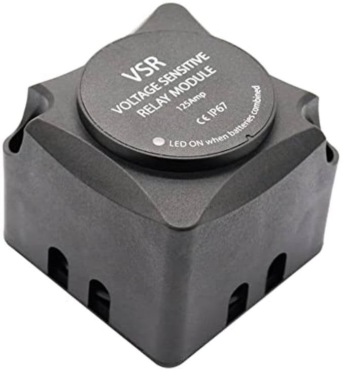12V 125A Spanningsgevoelig Relais - Dubbele Accu Isolator voor Voertuigen