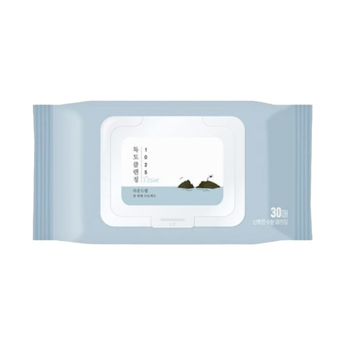 ROUND LAB 1025 Dokdo Reinigingsdoekje 30st AUTHENTIEKE WINKEL white