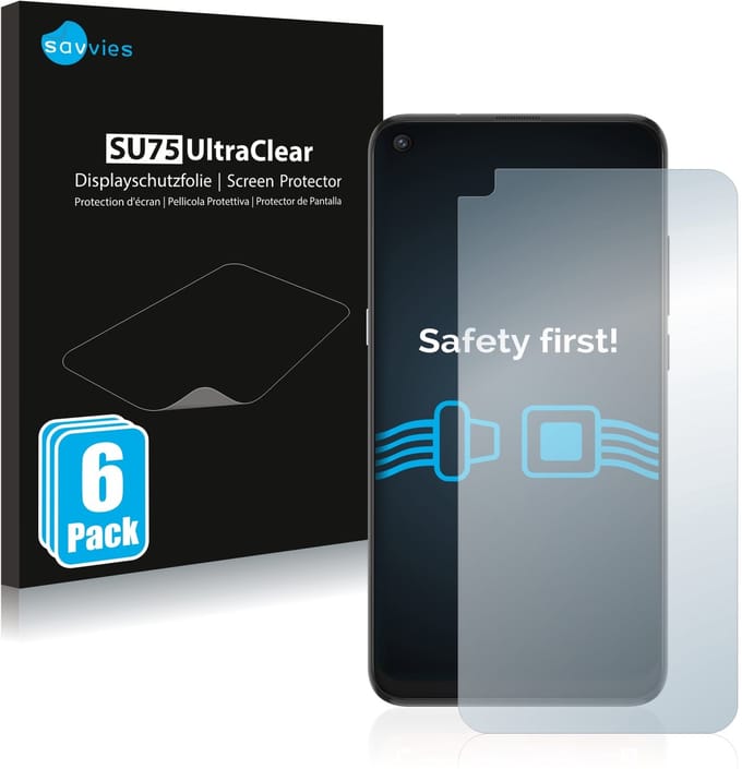 Savvies - Screenprotector voor TCL 10L - Folie Beschermfolie transparant 6 Stuks