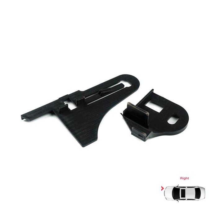 BHL511 Koplampbeugel Montage Reparatiebeugel Lipjes Set Rechterkant voor Renault Megane MK3 2008-2016 260100017R