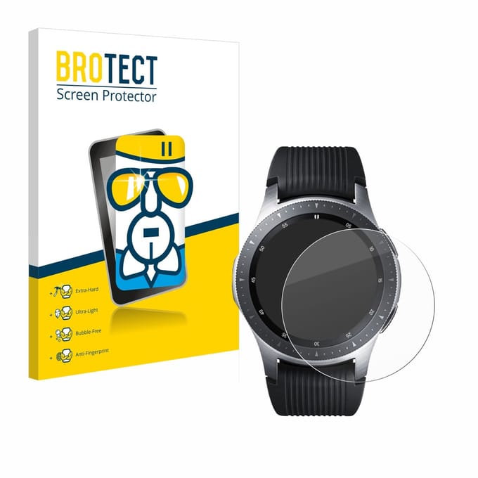Screenprotector voor Samsung Galaxy Watch (46 mm) Beschermglas transparant