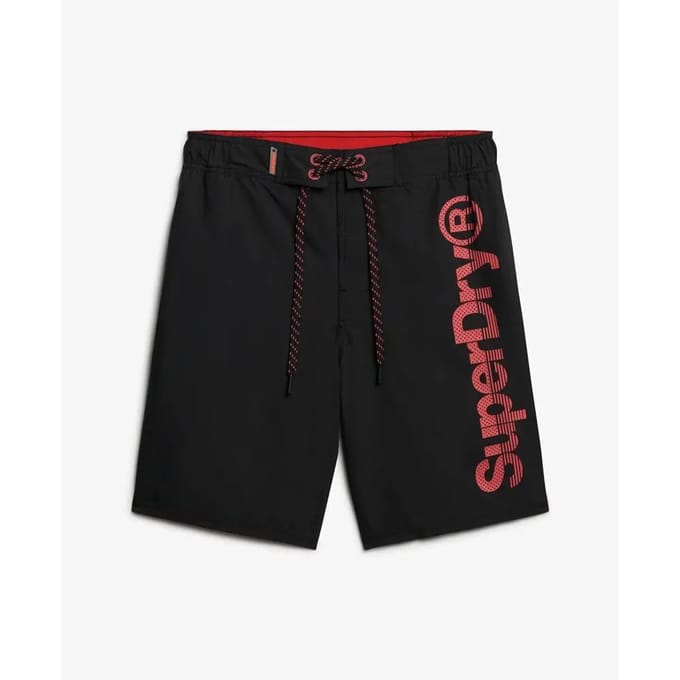 Superdry Klassieke Boardshorts Red Grootte: M