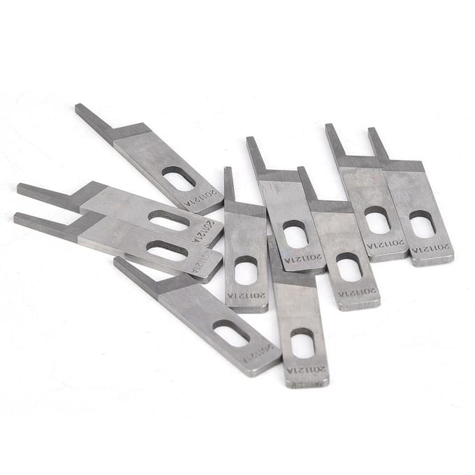 10 stuks Bovenmes Staal Vervangingskits Industriële Naaimachine Accessoires 201121A gray
