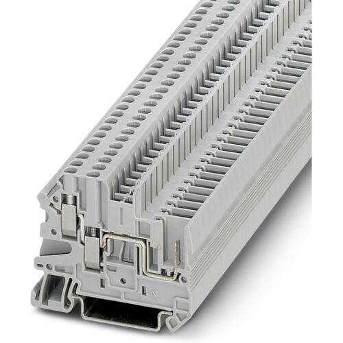 Phoenix Contact 3060490 Doorgangsklem 5.2 mm Schroeven Grijs 50 stuk(s)