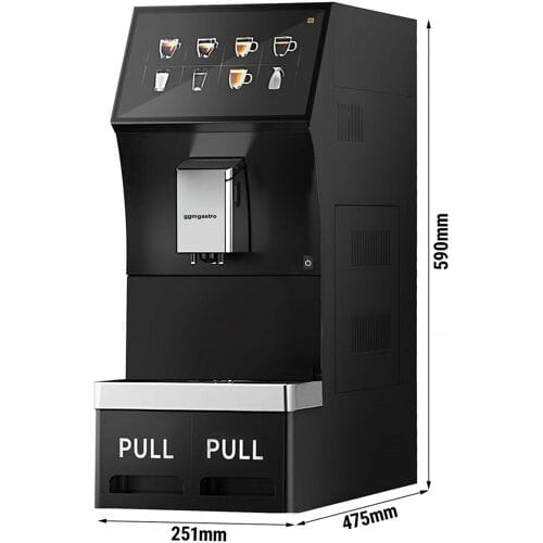 GGM Gastro Kaffeevollautomat - 16 Programme - 10 Zoll Touchscreen