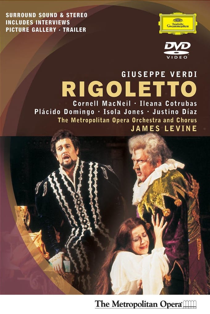 Plácido Domingo, Ileana Cotrubas, Cornell MacNeil - Verdi: Rigoletto (Complete) (DVD) (Complete)