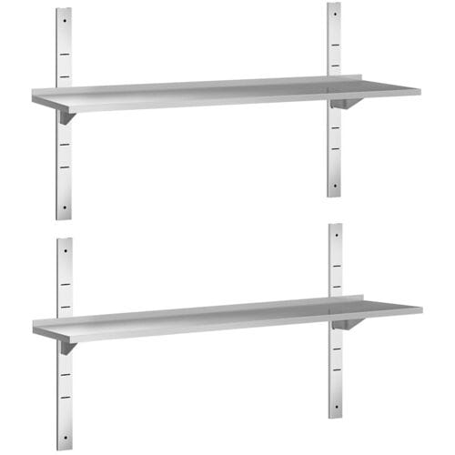 GGM Gastro Dubbele RVS wandschap PREMIUM - 1500x400mm