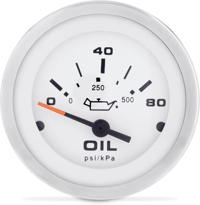 VeethreeLido Pro Oliedrukmeter 0-10 bar (SW) Ø51mm