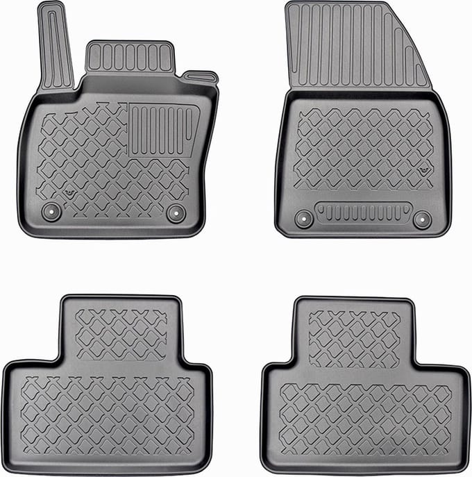 3D Automatten voor Volvo XC40 (ook MHEV/PHEV) vanaf 2018 - 4-delig - TPE-Rubber