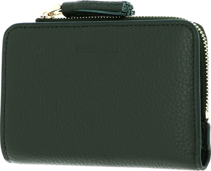 COCCINELLE Leren Portemonnee Tassel Wallet Alga Donkergroen