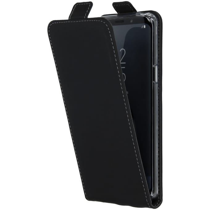 Accezz Hoesje - Geschikt voor Samsung Galaxy S9 - Flipcase - Zwart