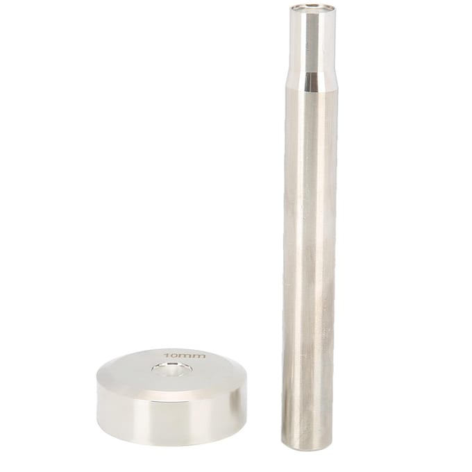 10mm Dubbelzijdige Klinknagelpons Leerbewerking Knop Installatiegereedschap Setter Basis Kit white