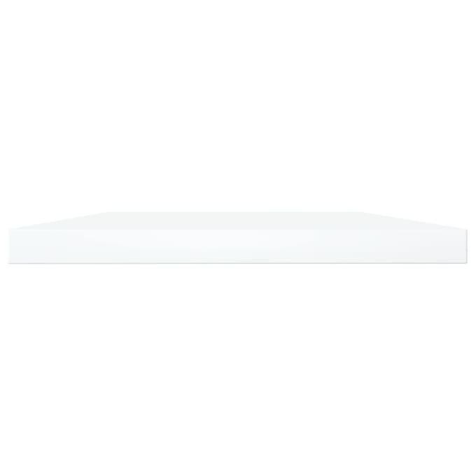 vidaXL - Wandschappen - 4 - st - 40x20x1,5 - cm - bewerkt - hout - wit