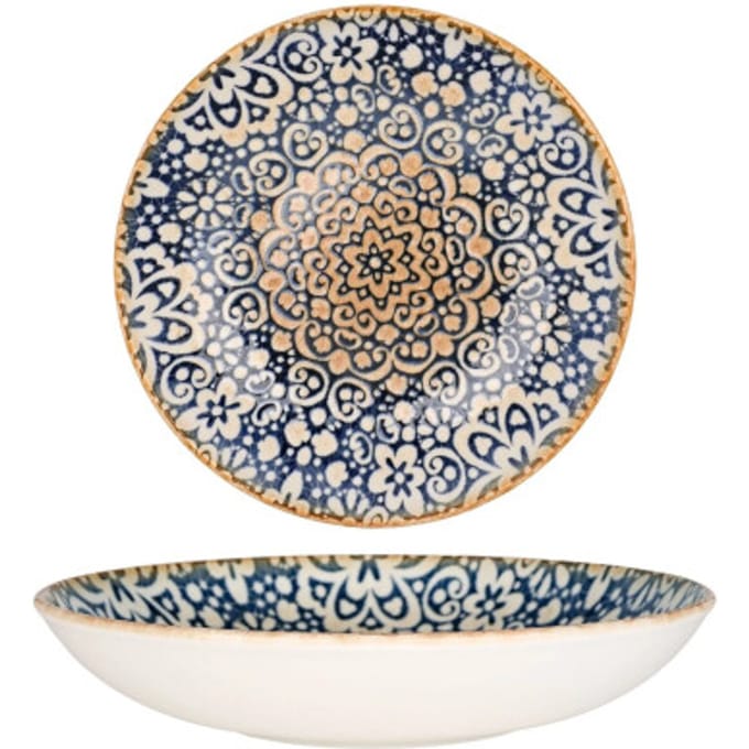 Bonna Diepbord - Alhambra - Porselein - 23 cm (1000cc) - set van 6