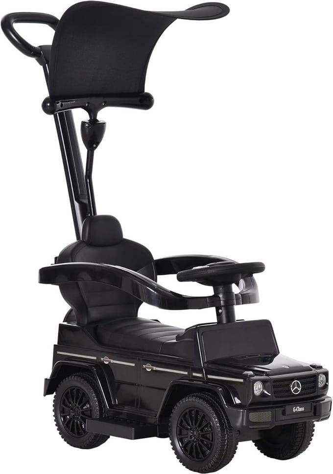 3-in-1 Loopauto Duwauto voor Kinderen 12-36 Maanden